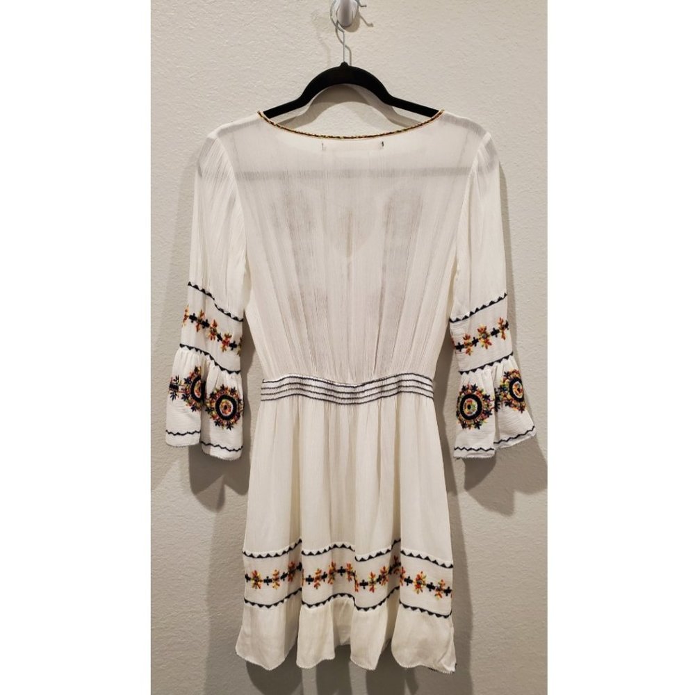 CHELSEA&VIOLET Boho White Embroidery Dress - Picture 6 of 6